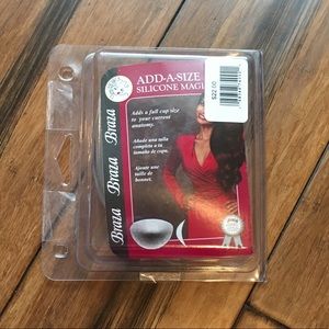 NWOT Add-a-Size Silicone Bra Inserts